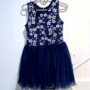 Pastourelle by Pippa and Julie Girls Embroidered Tulle Dress